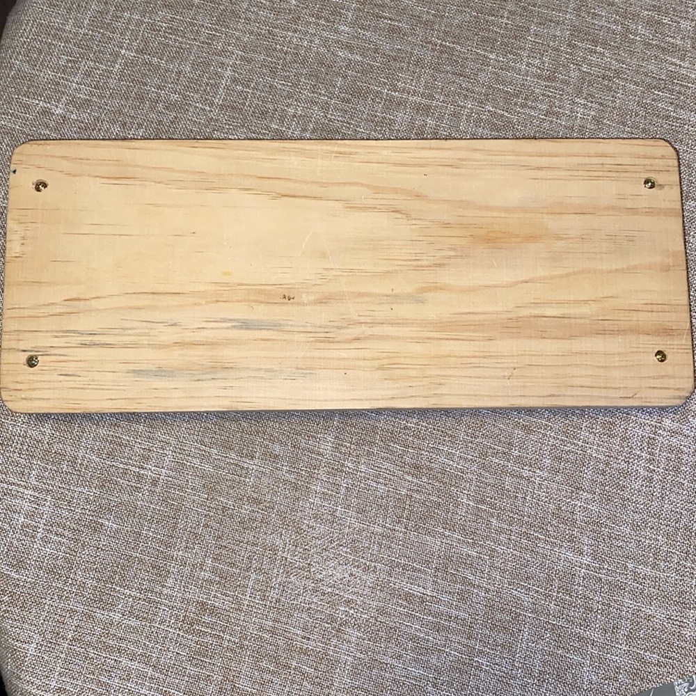 Wooden serving Tray with handles Subway Style List of Beers - Picture 2 of 2
